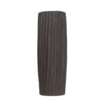 RIGE ΒΑΖΟ 12x12x36cm ΚΕΡΑΜΙΚΟ ΑΝΘΡΑΚΙ ΜΑΤ 020917