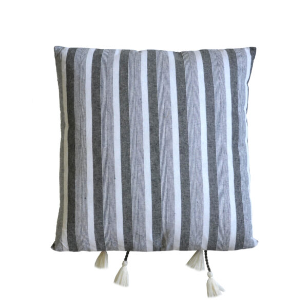 SABLE 6 ΔΙΑΚΟΣΜΗΤΙΚΟ ΜΑΞΙΛΑΡΙ 50x50cm ΒΑΜΒΑΚΙ ΓΚΡΙ 021481 - Image 2