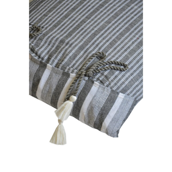 SABLE 6 ΔΙΑΚΟΣΜΗΤΙΚΟ ΜΑΞΙΛΑΡΙ 50x50cm ΒΑΜΒΑΚΙ ΓΚΡΙ 021481 - Image 3