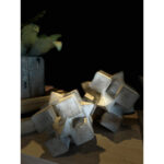 3D CUBE ΔΙΑΚΟΣΜΗΤΙΚΟ ΚΟΜΠΟΣ 15x15x15cm POLYRESIN ΦΥΣΙΚΟ 022291 - Image 2