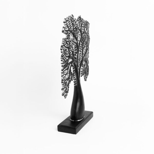 FORET 2 ΔΙΑΚΟΣΜΗΤΙΚΟ ΔΕΝΤΡΟ 33x8x45cm POLYRESIN ΜΑΥΡΟ ΛΕΥΚΟ 022736 - Image 2