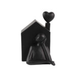KEMMEL ΔΙΑΚΟΣΜΗΤΙΚΗ ΦΙΓΟΥΡΑ 13x12x18cm POLYRESIN ΜΑΥΡΟ 022770