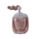 CHEVEU PINK 1 ΔΙΑΚΟΣΜΗΤΙΚΗ ΦΙΓΟΥΡΑ 17x8x21cm POLYRESIN TERRACOTTA ΓΚΡΙ 022777