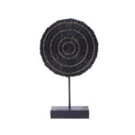 TUISI ΔΙΑΚΟΣΜΗΤΙΚΟ TOTEM 26x8x43cm POLYRESIN ΜΑΥΡΟ ΧΡΥΣΟ 022807