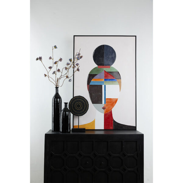 TUISI ΔΙΑΚΟΣΜΗΤΙΚΟ TOTEM 26x8x43cm POLYRESIN ΜΑΥΡΟ ΧΡΥΣΟ 022807 - Image 4