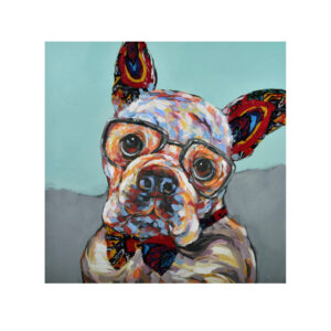 IMBA DOG ΠΙΝΑΚΑΣ ΔΙΑΚΟΣΜΗΣΗΣ 100x100x3cm ΚΑΜΒΑΣ ΠΟΛΥΧΡΩΜΟ ΞΥΛΟ 022895