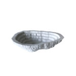 CINTAN WHITE ΜΠΩΛ ΔΙΑΚΟΣΜΗΣΗΣ 28x21x8cm POLYRESIN ΛΕΥΚΟ 023066