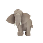 ZOO ΔΙΑΚΟΣΜΗΤΙΚΟ ΕΛΕΦΑΝΤΑΣ 17x11x17cm POLYRESIN ΜΠΕΖ 023483