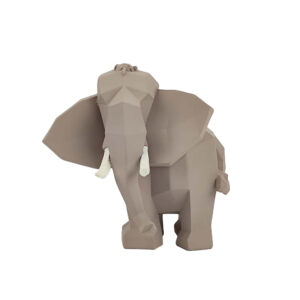 ZOO ΔΙΑΚΟΣΜΗΤΙΚΟ ΕΛΕΦΑΝΤΑΣ 17x11x17cm POLYRESIN ΜΠΕΖ 023483