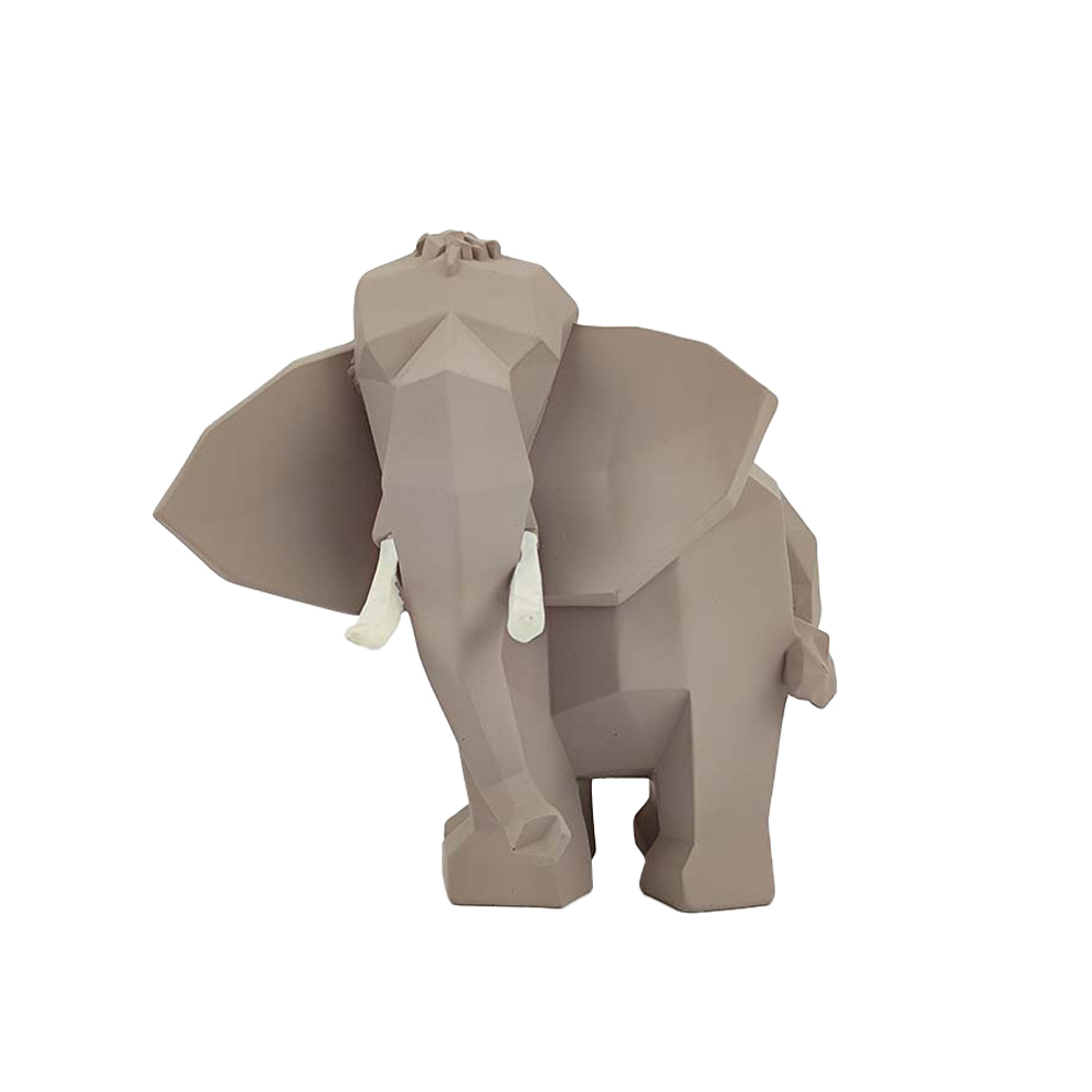 023483-BazE0-first-_1 ZOO ΔΙΑΚΟΣΜΗΤΙΚΟ ΕΛΕΦΑΝΤΑΣ 17x11x17cm POLYRESIN ΜΠΕΖ 023483 - Image 1