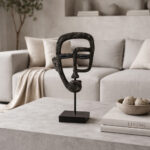 ACT BLACK 1 ΔΙΑΚΟΣΜΗΤΙΚΟ TOTEM 16x7x34cm POLYRESIN ΜΑΥΡΟ 023516 - Image 2