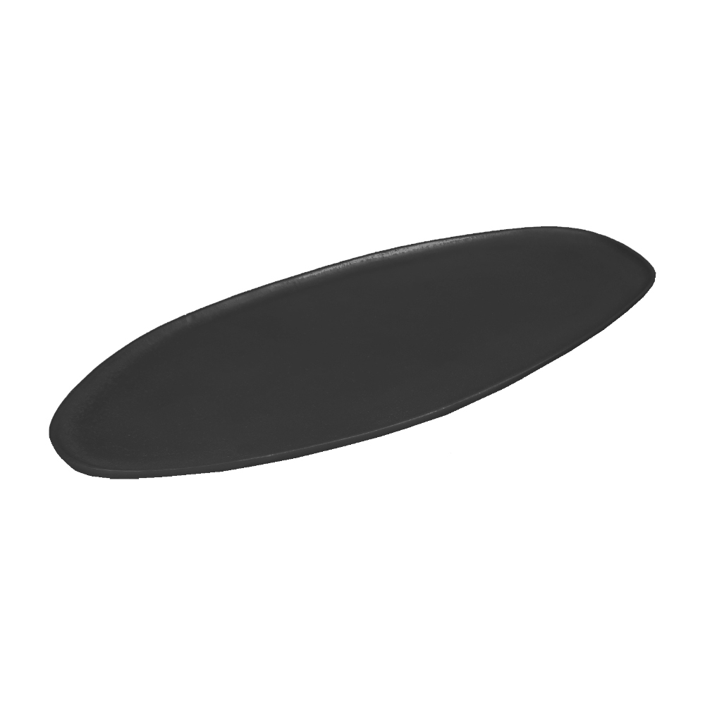 440, 705, 1210 MANDY ΔΙΣΚΟΣ ΔΙΑΚΟΣΜΗΣΗΣ 59x27x1cm ΑΛΟΥΜΙΝΙΟ ΜΑΥΡΟ ΜΑΤ 023968 - Image 1