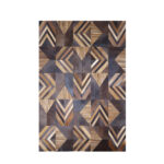 VICTORY ΧΑΛΙ ΣΑΛΟΝΙΟΥ 160x240cm ΔΕΡΜΑ ΜΑΥΡΟ ΚΑΦΕ ΜΑΛΛΙΝΟ 024840