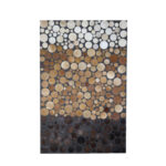 TODS ΧΑΛΙ ΣΑΛΟΝΙΟΥ 160x240cm ΔΕΡΜΑ ΜΑΥΡΟ ΚΑΦΕ ΜΑΛΛΙΝΟ ΜΠΕΖ 024841