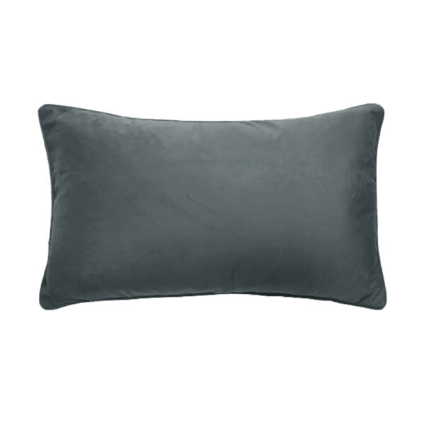 CREYR ΔΙΑΚΟΣΜΗΤΙΚΟ ΜΑΞΙΛΑΡΙ 30x50cm ΒΕΛΟΥΔΟ ΓΚΡΙ ΧΡΥΣΟ 025277 - Image 2