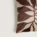 LIANA ΔΙΑΚΟΣΜΗΤΙΚΟ ΜΑΞΙΛΑΡΙ 45x45cm ΒΕΛΟΥΔΟ ΜΠΕΖ ΚΑΦΕ ΓΚΡΙ 025599 - Image 3