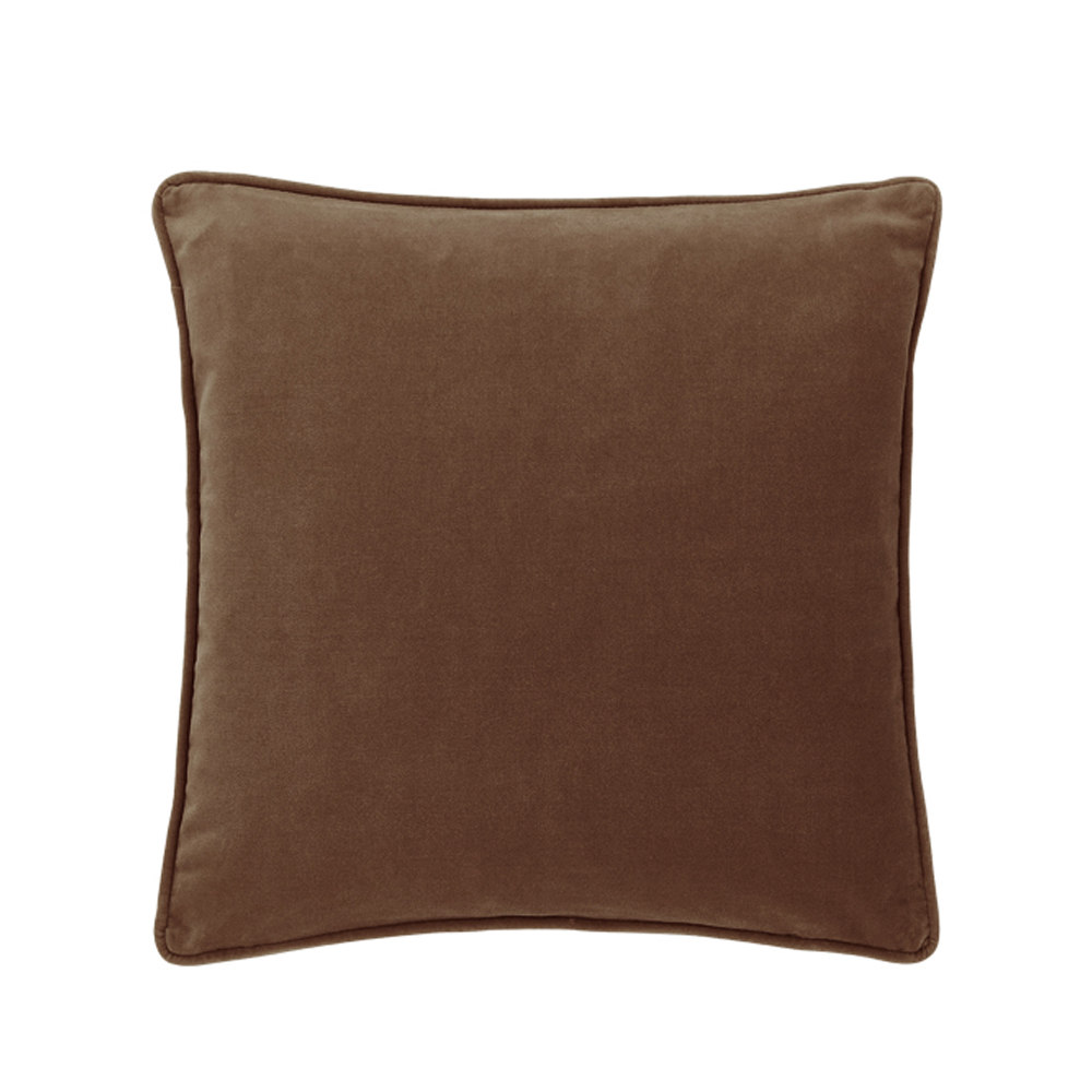 025606-Xo6Ff-first-_1 CAMU ΔΙΑΚΟΣΜΗΤΙΚΟ ΜΑΞΙΛΑΡΙ 45x45cm ΒΕΛΟΥΔΟ ΚΑΦΕ 025606 - Image 1