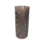 BULLES ΒΑΖΟ 13x13x30cm ΓΥΑΛΙ ΧΡΥΣΟ ΜΠΡΟΝΖΕ 026530