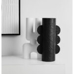 OREJA ΒΑΖΟ 17x10x31cm ΜΕΤΑΛΛΟ ΜΑΥΡΟ 027255 - Image 2