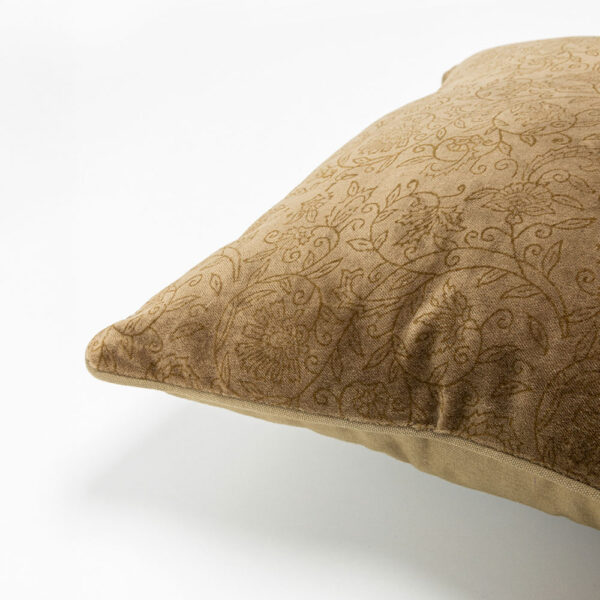 HOMBURG B ΔΙΑΚΟΣΜΗΤΙΚΟ ΜΑΞΙΛΑΡΙ 50x50cm ΒΑΜΒΑΚΙ ΧΡΥΣΟ ΒΕΛΟΥΔΟ 027872 - Image 3