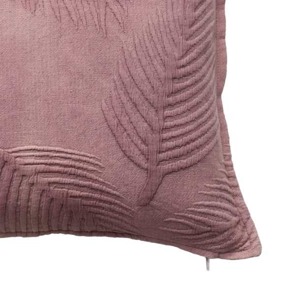 AMETHYST A ΔΙΑΚΟΣΜΗΤΙΚΟ ΜΑΞΙΛΑΡΙ 50x50cm ΒΑΜΒΑΚΙ DUSTY PINK ΒΕΛΟΥΔΟ 027890 - Image 2