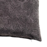 ONYX ΔΙΑΚΟΣΜΗΤΙΚΟ ΜΑΞΙΛΑΡΙ 50x50cm ΒΑΜΒΑΚΙ ΜΑΥΡΟ ΒΕΛΟΥΔΟ 027911 - Image 2