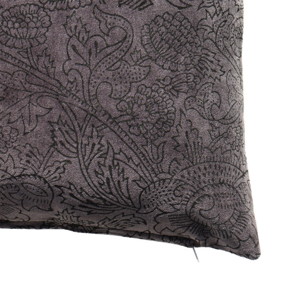 ONYX ΔΙΑΚΟΣΜΗΤΙΚΟ ΜΑΞΙΛΑΡΙ 50x50cm ΒΑΜΒΑΚΙ ΜΑΥΡΟ ΒΕΛΟΥΔΟ 027911 - Image 2