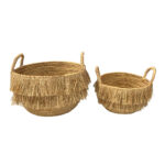 SYROS ΚΑΛΑΘΙ ΣΕΤ 2ΤΜΧ 36x36x32cm SEAGRASS ΦΥΣΙΚΟ 028813
