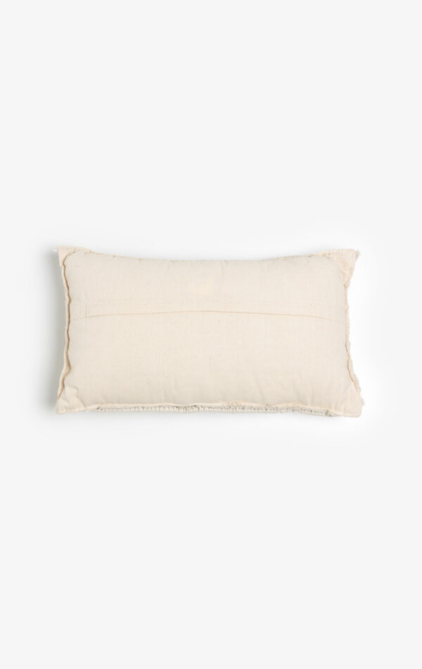 KRISHA ΔΙΑΚΟΣΜΗΤΙΚΟ ΜΑΞΙΛΑΡΙ MACRAME 30x50cm ΒΑΜΒΑΚΙ IVORY POLYESTER 029117 - Image 2