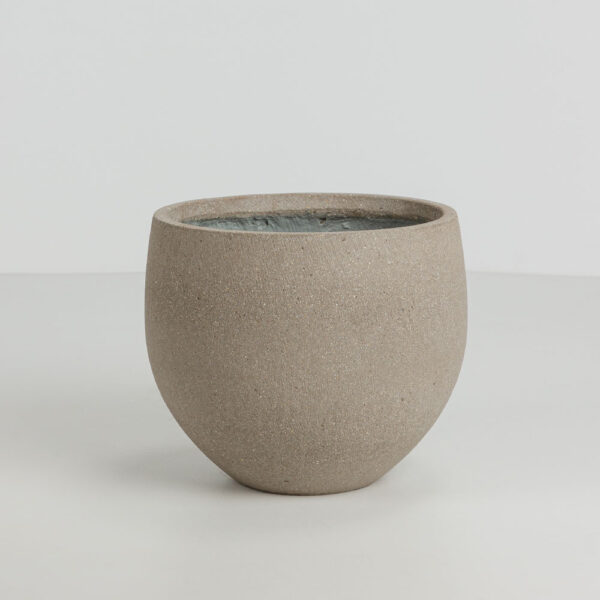 SCILLA ΓΛΑΣΤΡΑ SET 2ΤΜΧ 40x40x34cm ΤΣΙΜΕΝΤΟ ΚΑΦΕ ΑΝΟΙΧΤΟ 029282 - Image 4