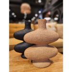 RANDI ΒΑΖΟ 32x15x39cm POLYRESIN ΜΑΥΡΟ 029651 - Image 3