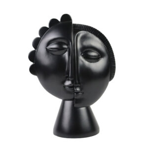 LOKI ΔΙΑΚΟΣΜΗΤΙΚΟ ΠΡΟΣΩΠΟ 18x9x25cm POLYRESIN ΜΑΥΡΟ 029693