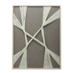 MADE OF ART ΠΙΝΑΚΑΣ ΔΙΑΚΟΣΜΗΣΗΣ 60x80x3cm ΞΥΛΟ ΓΚΡΙ ΛΕΥΚΟ ΝΗΜΑ ΛΕΥΚΟ 029836