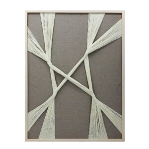 MADE OF ART ΠΙΝΑΚΑΣ ΔΙΑΚΟΣΜΗΣΗΣ 60x80x3cm ΞΥΛΟ ΓΚΡΙ ΛΕΥΚΟ ΝΗΜΑ ΛΕΥΚΟ 029836