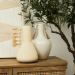 AEGEAN ΒΑΖΟ 21x21x35cm STONEWARE ΜΠΕΖ 029948 - Image 3