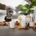 CACTUS ΚΟΥΠΑ ESPRESSO 20x12x17cm ΠΟΡΣΕΛΑΝΗ ΛΕΥΚΟ ΦΥΣΙΚΟ BAMBOO 029999 - Image 2