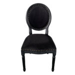 LOUIS ΚΑΡΕΚΛΑ ΜΑΥΡΟ 49x49x99cm 03-0917 - Image 2