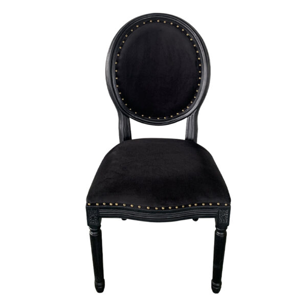 LOUIS ΚΑΡΕΚΛΑ ΜΑΥΡΟ 49x49x99cm 03-0917 - Image 2