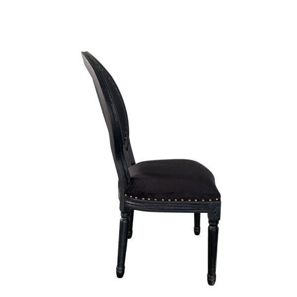 LOUIS ΚΑΡΕΚΛΑ ΜΑΥΡΟ 49x49x99cm 03-0917 - Image 3