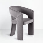 COCO ΚΑΡΕΚΛΑ ΠΟΛΥΘΡΟΝΑ ΓΚΡΙ ΣΚΟΥΡΟ 60x56x81cm 03-1220