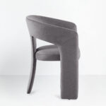 COCO ΚΑΡΕΚΛΑ ΠΟΛΥΘΡΟΝΑ ΓΚΡΙ ΣΚΟΥΡΟ 60x56x81cm 03-1220 - Image 2