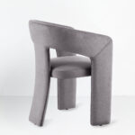 COCO ΚΑΡΕΚΛΑ ΠΟΛΥΘΡΟΝΑ ΓΚΡΙ ΣΚΟΥΡΟ 60x56x81cm 03-1220 - Image 3