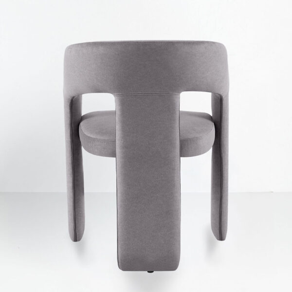 COCO ΚΑΡΕΚΛΑ ΠΟΛΥΘΡΟΝΑ ΓΚΡΙ ΣΚΟΥΡΟ 60x56x81cm 03-1220 - Image 4