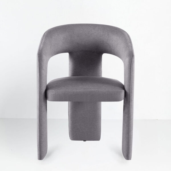 COCO ΚΑΡΕΚΛΑ ΠΟΛΥΘΡΟΝΑ ΓΚΡΙ ΣΚΟΥΡΟ 60x56x81cm 03-1220 - Image 5