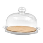 CURVE ΚΟΥΠ ΜΕ ΚΑΠΑΚΙ 25x22x14cm ΠΟΡΣΕΛΑΝΗ ΛΕΥΚΟ ΦΥΣΙΚΟ BAMBOO 030012