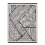 STAY TRUE ΠΙΝΑΚΑΣ ΔΙΑΚΟΣΜΗΣΗΣ 60x80x4cm ΔΕΡΜΑ ΛΕΥΚΟ ΜΑΥΡΟ ΞΥΛΟ ΜΑΥΡΟ 030652