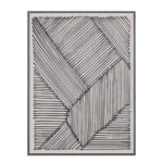 STAY TRUE ΠΙΝΑΚΑΣ ΔΙΑΚΟΣΜΗΣΗΣ 60x80x4cm ΔΕΡΜΑ ΛΕΥΚΟ ΜΑΥΡΟ ΞΥΛΟ ΜΑΥΡΟ 030653