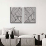 STAY TRUE ΠΙΝΑΚΑΣ ΔΙΑΚΟΣΜΗΣΗΣ 60x80x4cm ΔΕΡΜΑ ΛΕΥΚΟ ΜΑΥΡΟ ΞΥΛΟ ΜΑΥΡΟ 030653 - Image 2