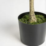 OLIVE TREE ΔΕΝΤΡΟ ΤΕΧΝΗΤΟ ΣΕ ΓΛΑΣΤΡΑ 180cm ΥΦΑΣΜΑ ΠΡΑΣΙΝΟ PVC 031321 - Image 4