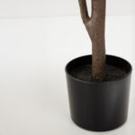 FICUS PANDURATA ΔΕΝΤΡΟ ΤΕΧΝΗΤΟ ΣΕ ΓΛΑΣΤΡΑ 180cm ΥΦΑΣΜΑ ΠΡΑΣΙΝΟ PVC 031329 - Image 3